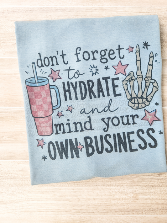 Don't Forget to Hydrate