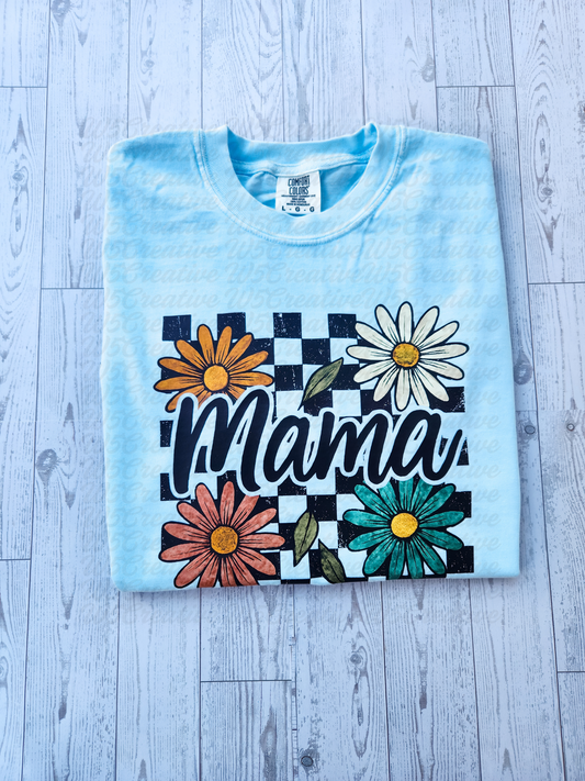 MAMA Floral Checker